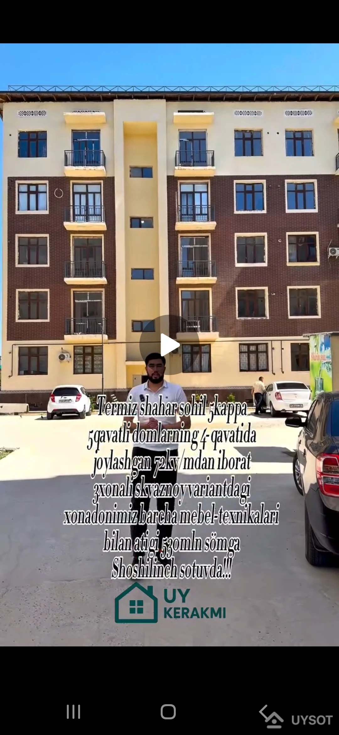 ✨ Срочно продается 3-комнатная новостройка со всеми условиями в Термезе! - rasm 1